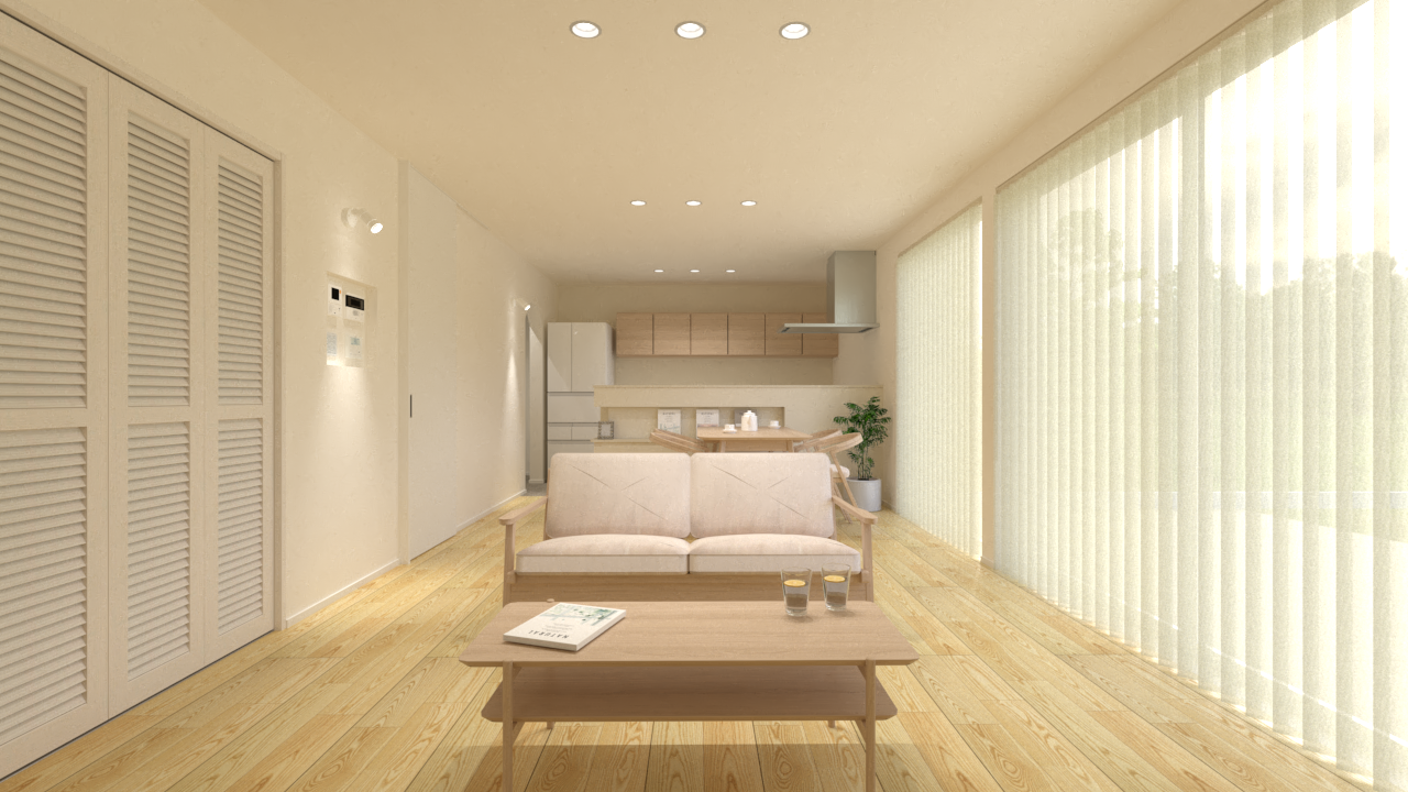 ひとつながりの空間で、家族の時間がもっと近くなる