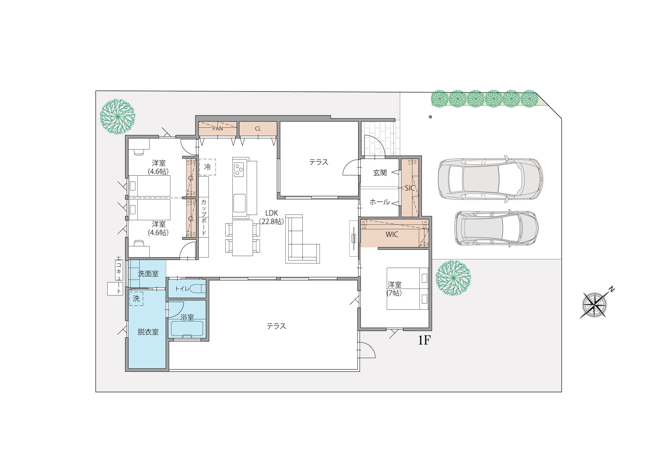 “あったらいいな”が全部ある。家族のための設備と動線