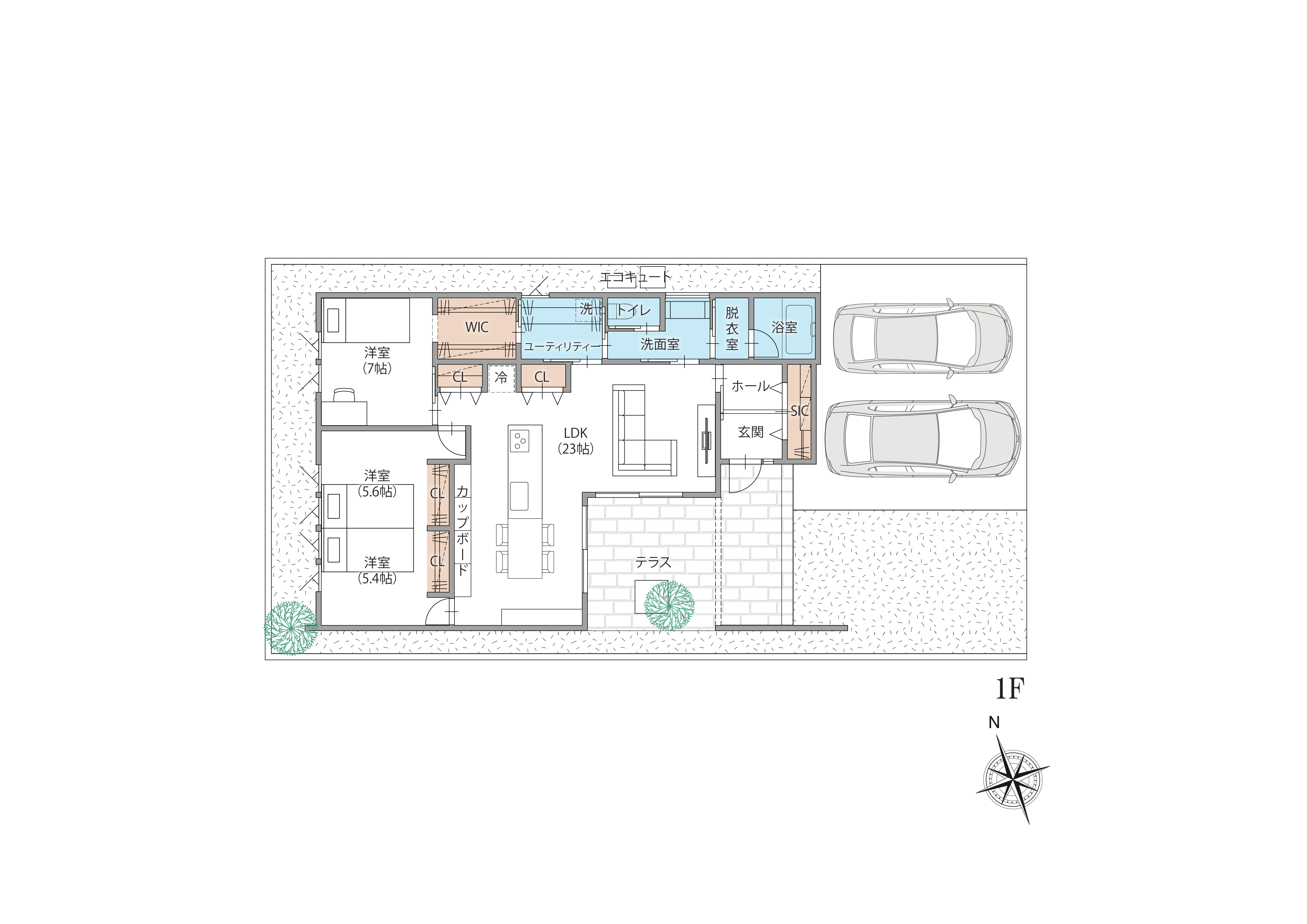 動線も収納も、暮らしにフィットする3LDK