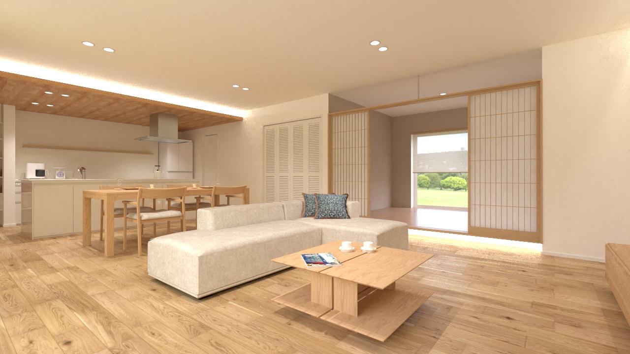 お施主様のこだわりが詰まった、和モダンデザイン