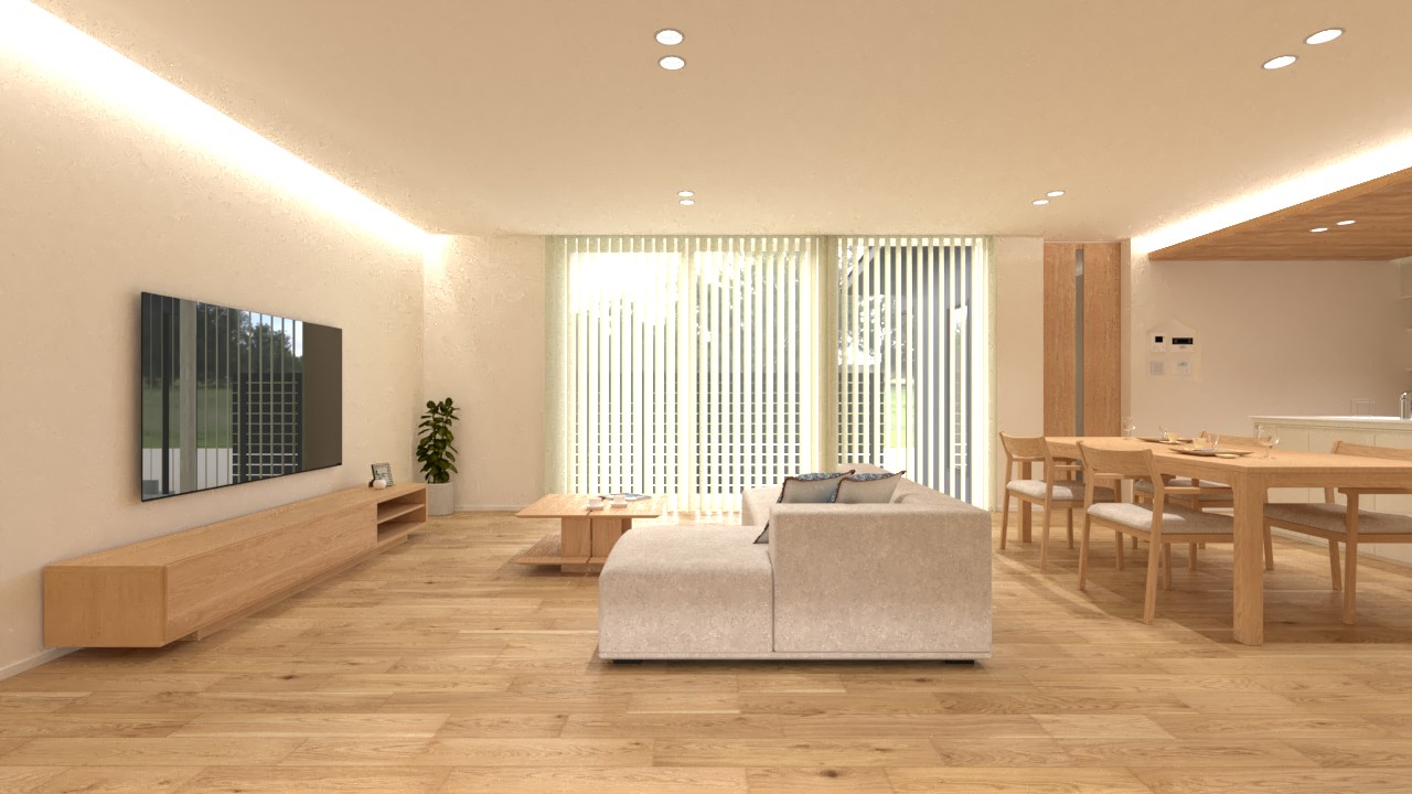 断熱等級6等級(UA値0.37)をクリアした、高気密・高断熱・高性能住宅