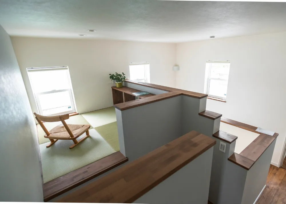 カリフォルニアスタイルの収納・生活動線重視の家