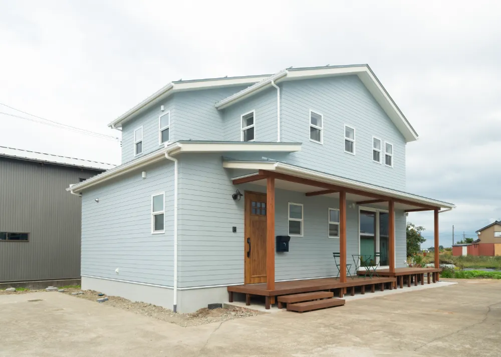 カリフォルニアスタイルの収納・生活動線重視の家