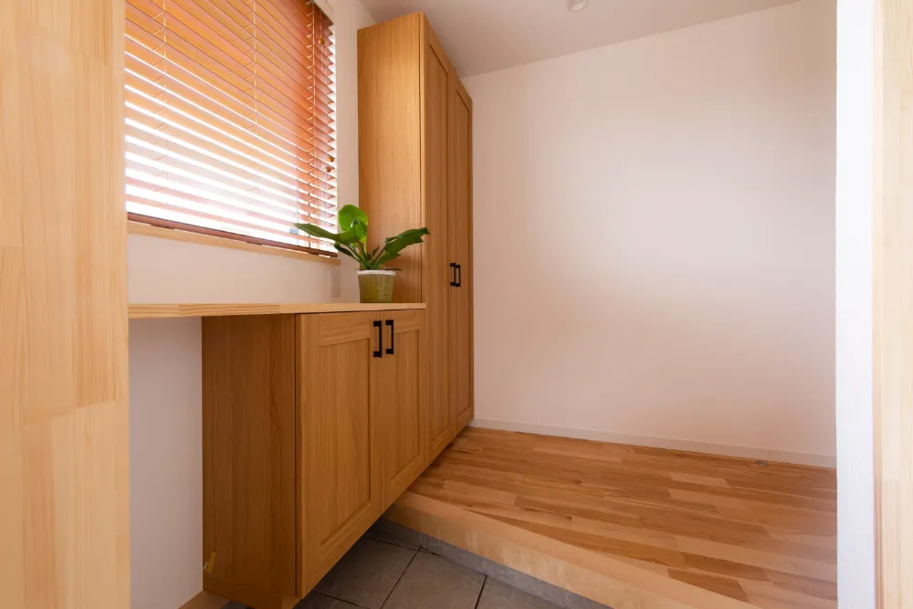 ガレージ直結の玄関動線