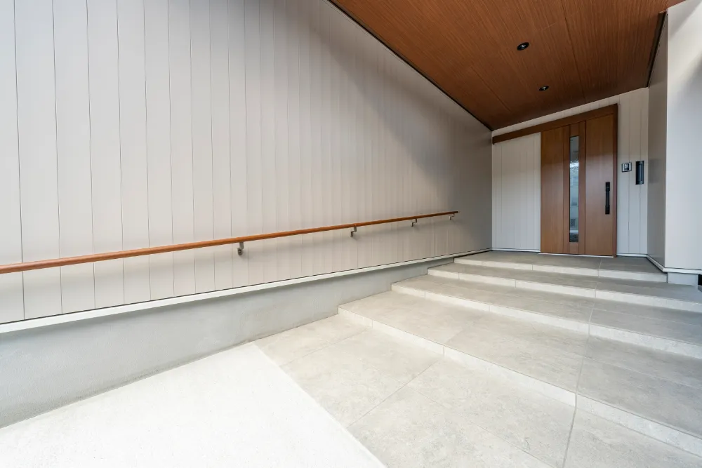 水災に備えたアプローチ設計