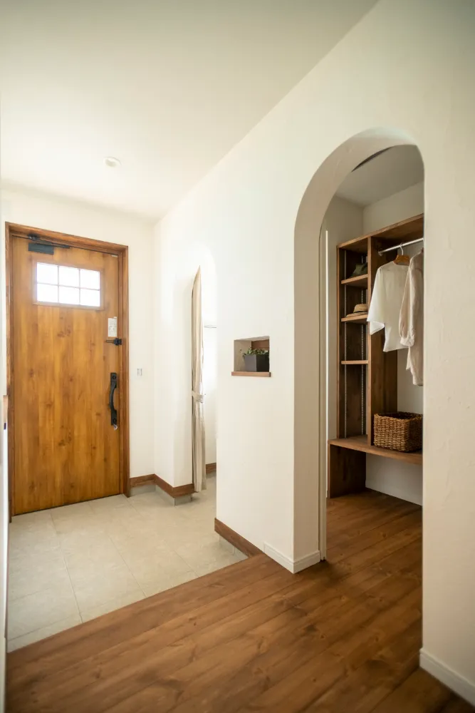 使いやすさを考えた玄関収納