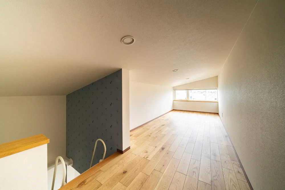収納力抜群の小屋裏収納