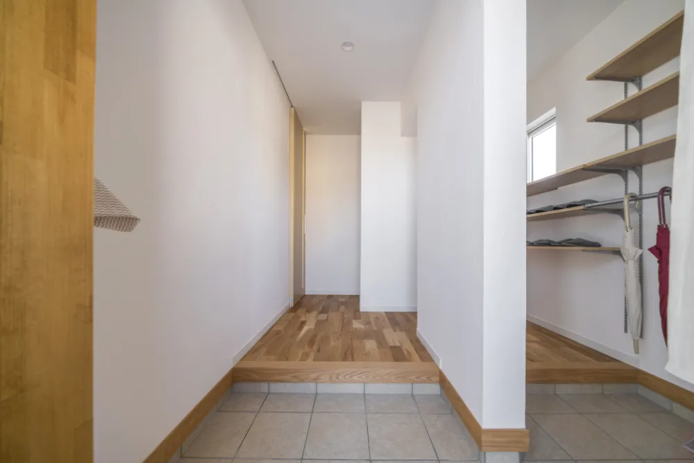 使い分けできる玄関スペース