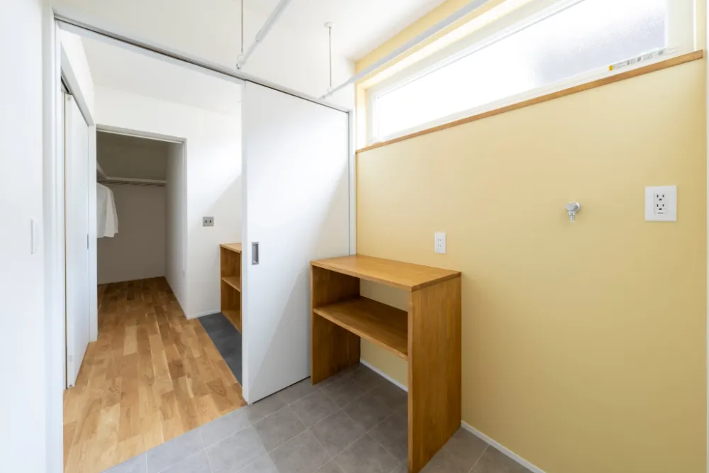 家事と帰宅、2つの動線を叶える水回り