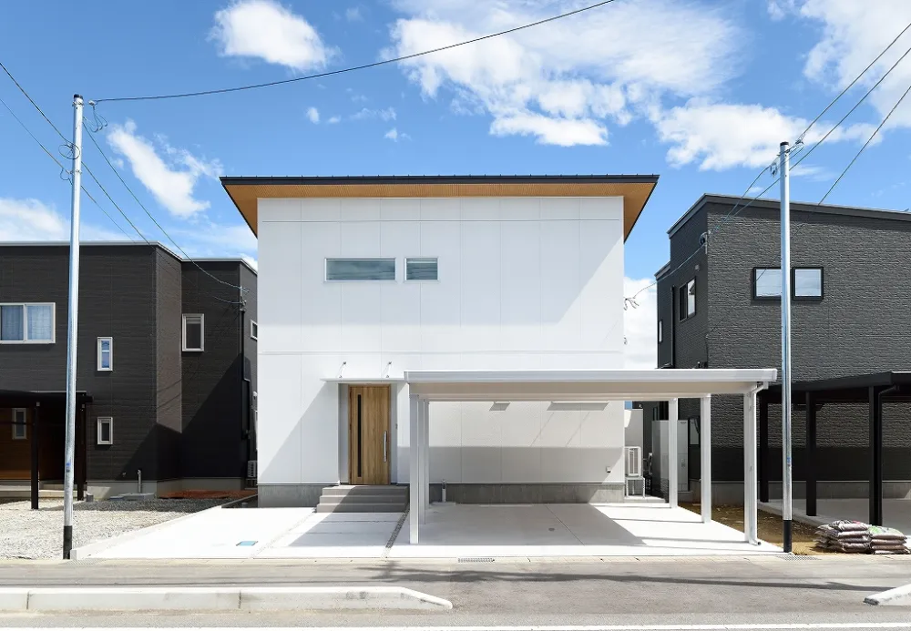 四季折々の風景を楽しめる家