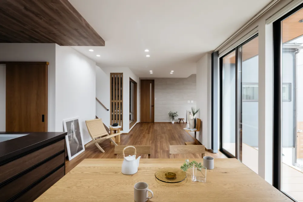 中庭を抱える、和の上質な暮らし