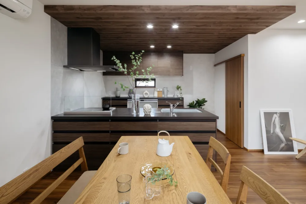 ステージのようなキッチン