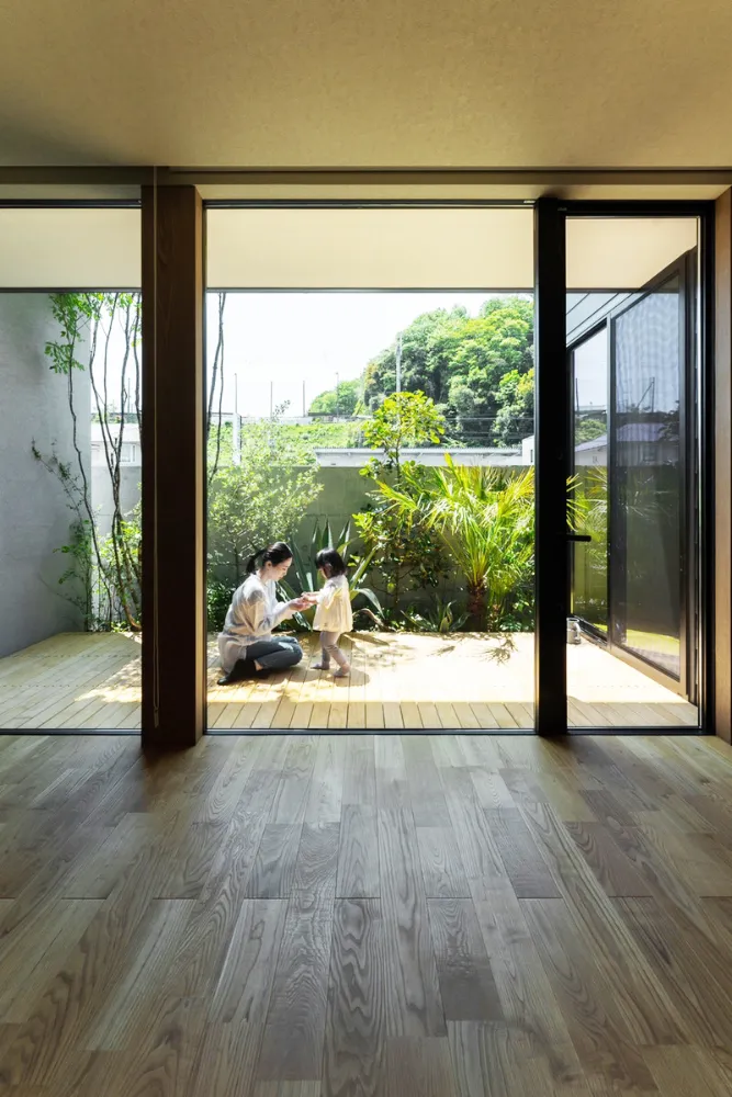 余白を大切にした家