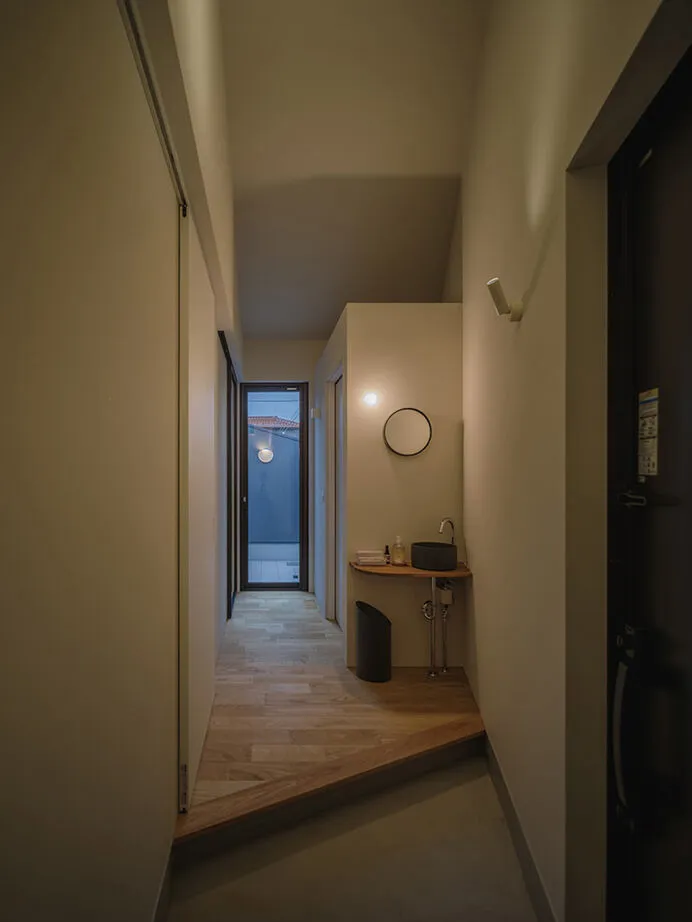 将来の暮らしを考慮し、快適な平屋に。照明も含めたトータルの空間デザイン