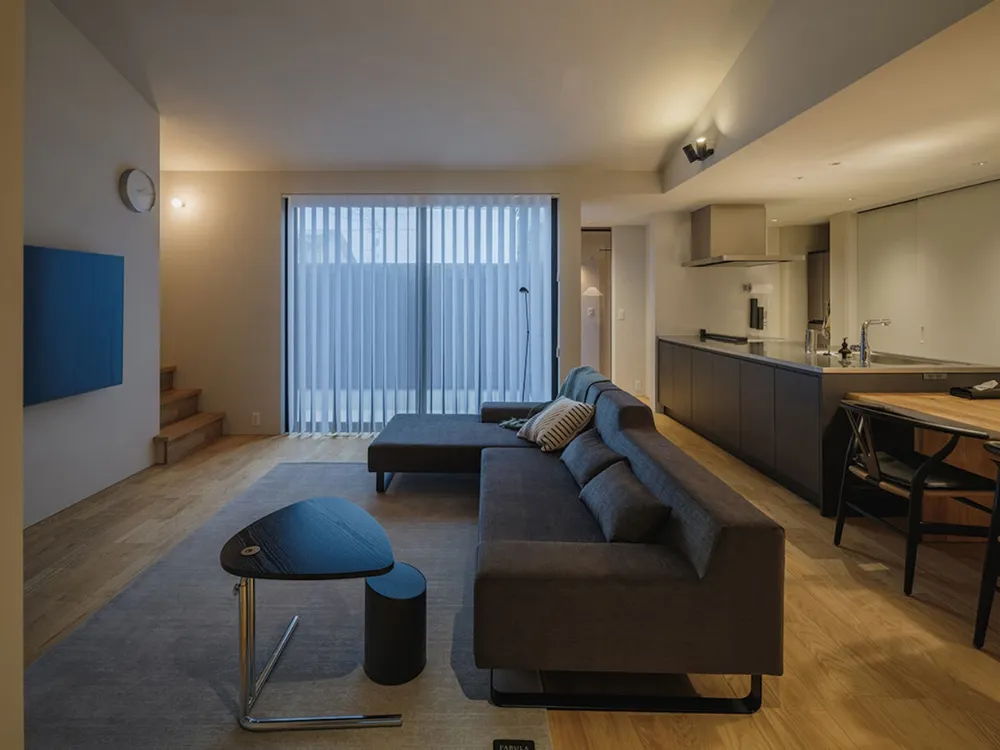 将来の暮らしを考慮し、快適な平屋に。照明も含めたトータルの空間デザイン