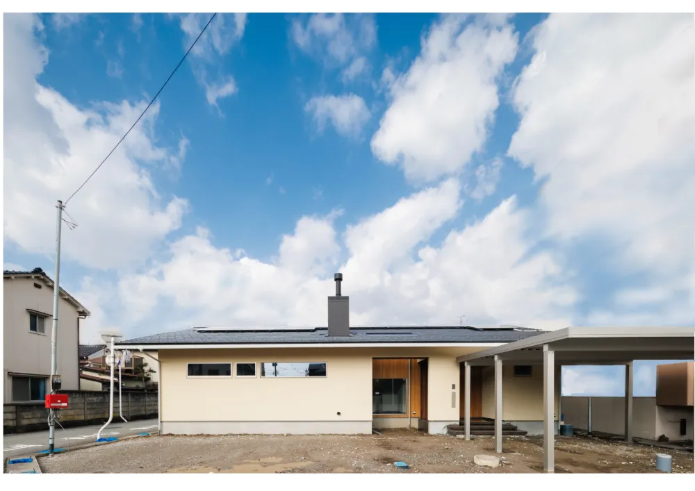 街中の隠れ家的和モダン平屋