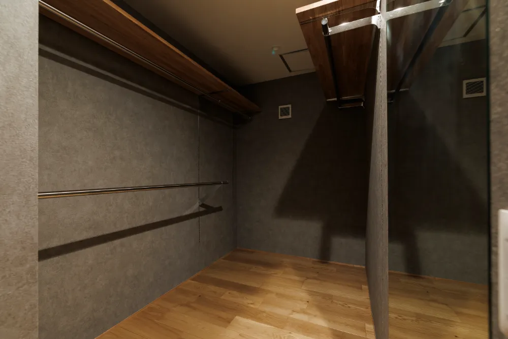 隠れ高収納でずっと心地よく暮らす家