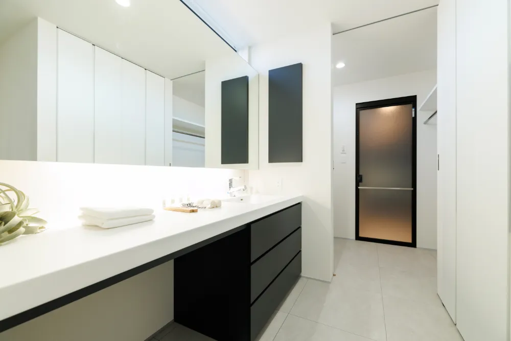 ズットスタイル標準の洗面カウンター