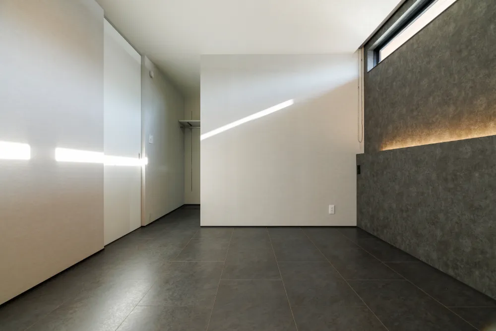 モノクロスタイリッシュな平屋