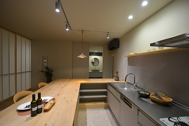 ウォームグレイと和モダンの家