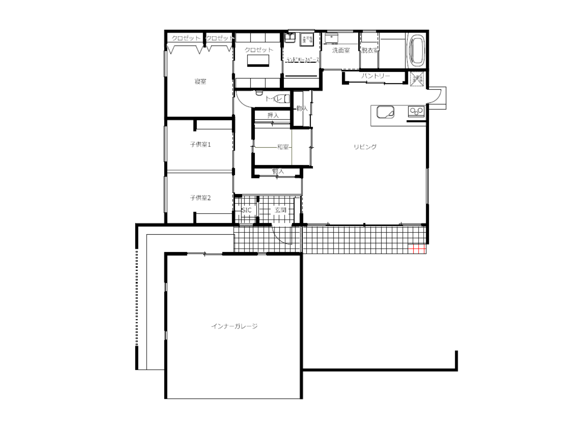 1階間取り図