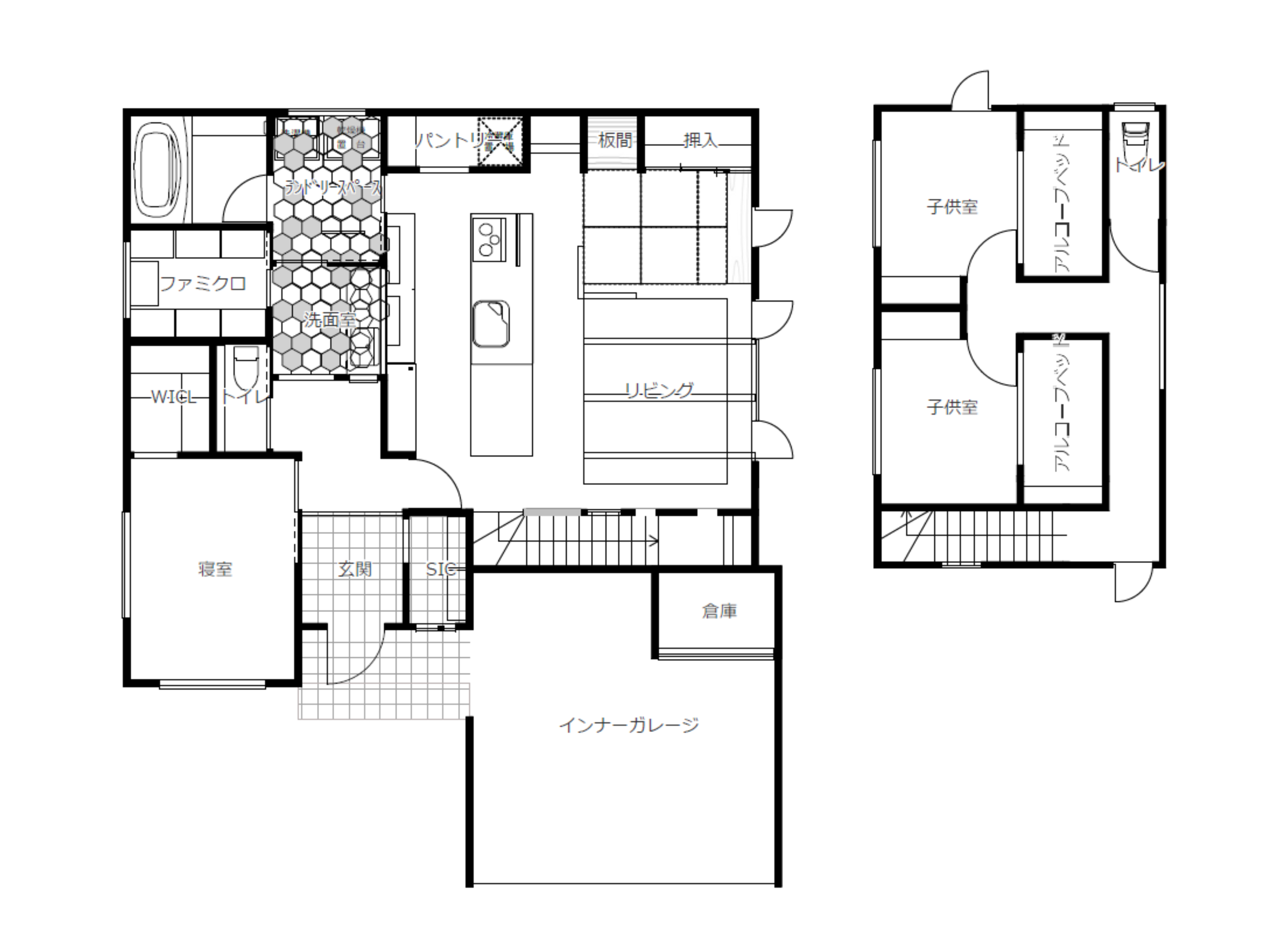 1階間取り図