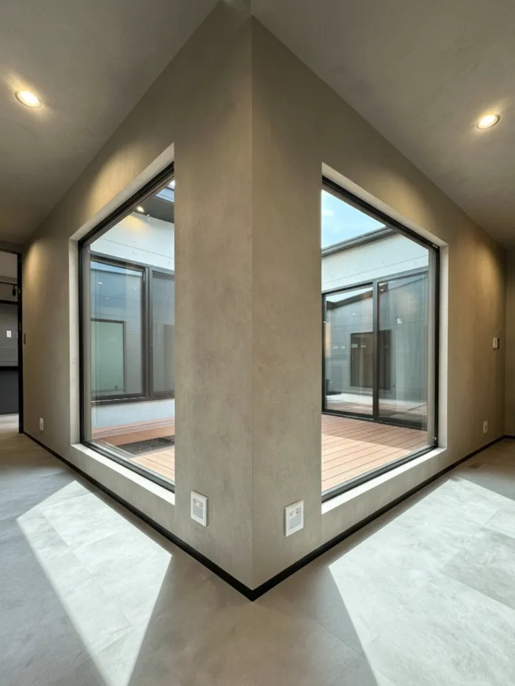 中庭のある平屋