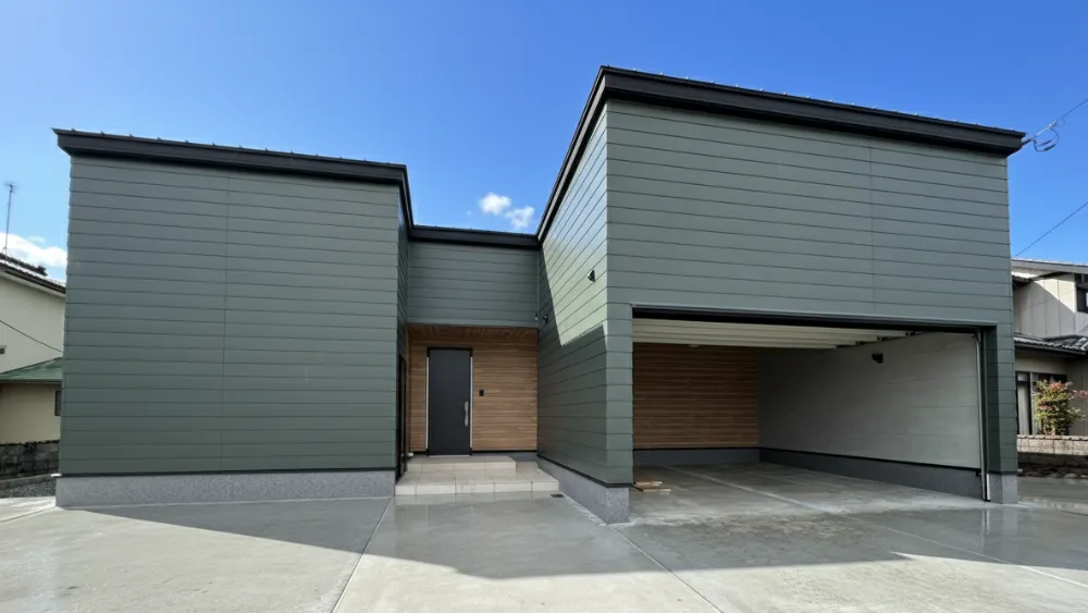 中庭のある平屋