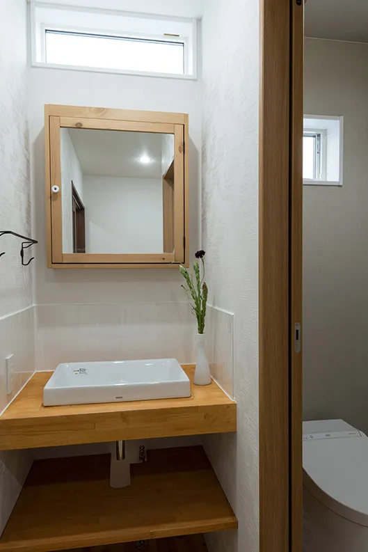 玄関ホール洗面台