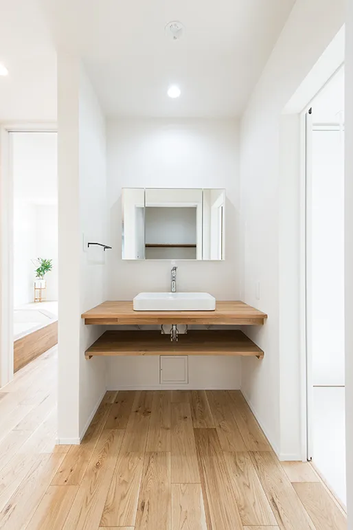 シンプルで飽きのこないデザインの平屋