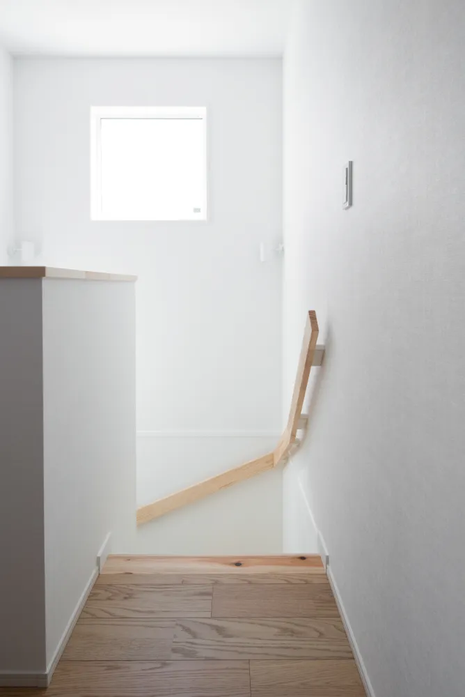 ムクの香りに包まれて、家事も育児も眺望も楽しい住宅。