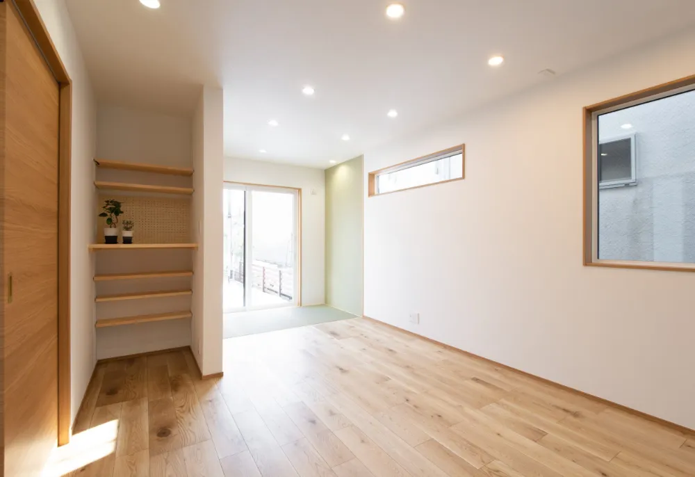 家事動線をまとめた家事ラクで居心地の良いシンプルな住まい