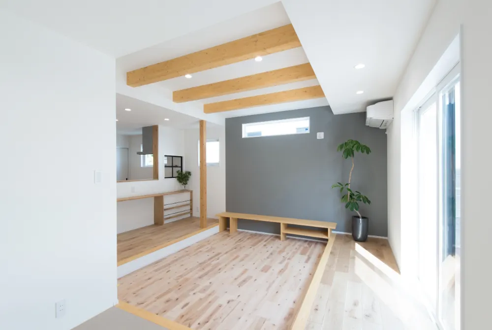 木のぬくもりが感じられる心地よい北欧スタイルが広がるＺＥＨハウス