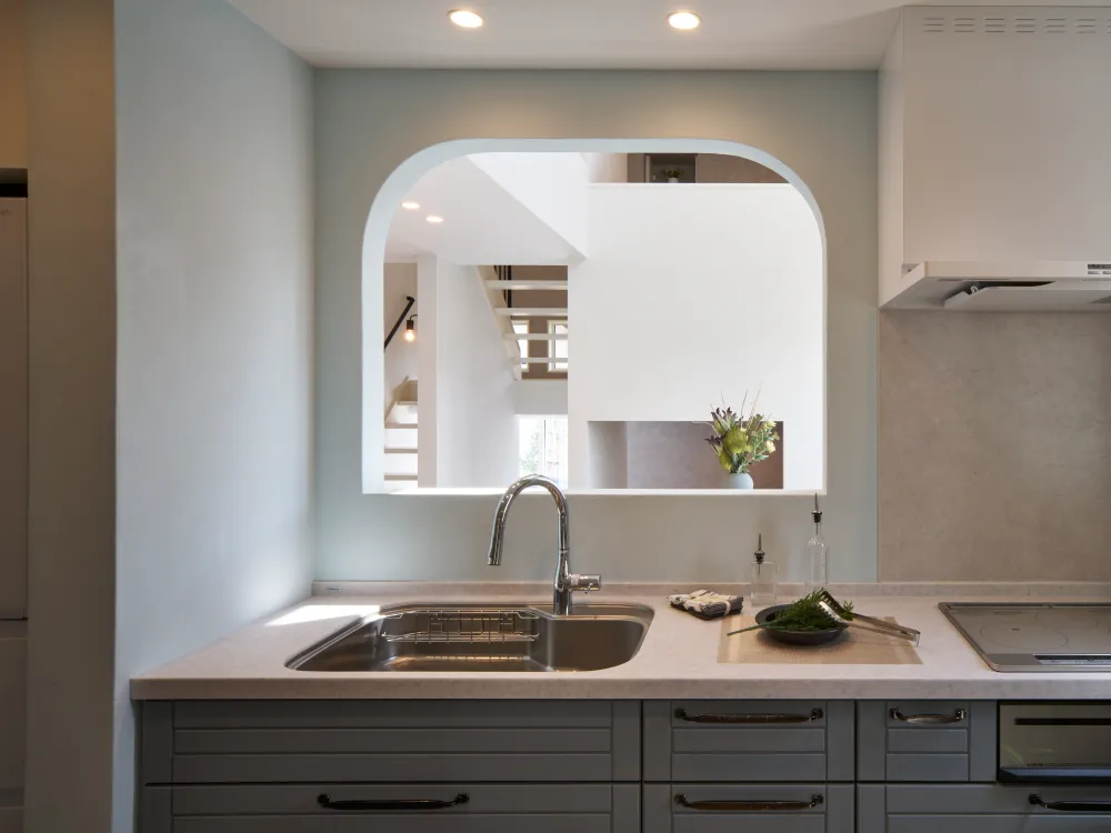 家事のしやすさを高める、一直線の生活動線