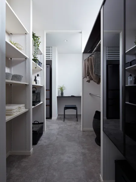 収納計画が優秀、片付けやすい家！