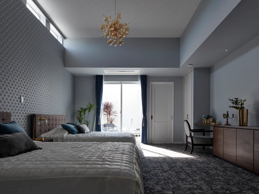 1階に寝室を採用した、将来を見据えた間取り