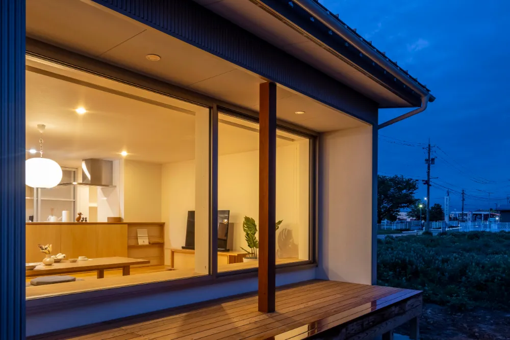 開放的な大きな窓