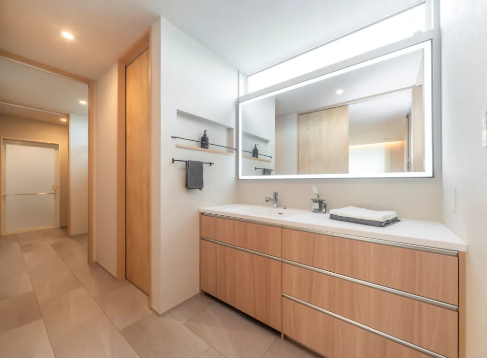 使い勝手のいい水回り