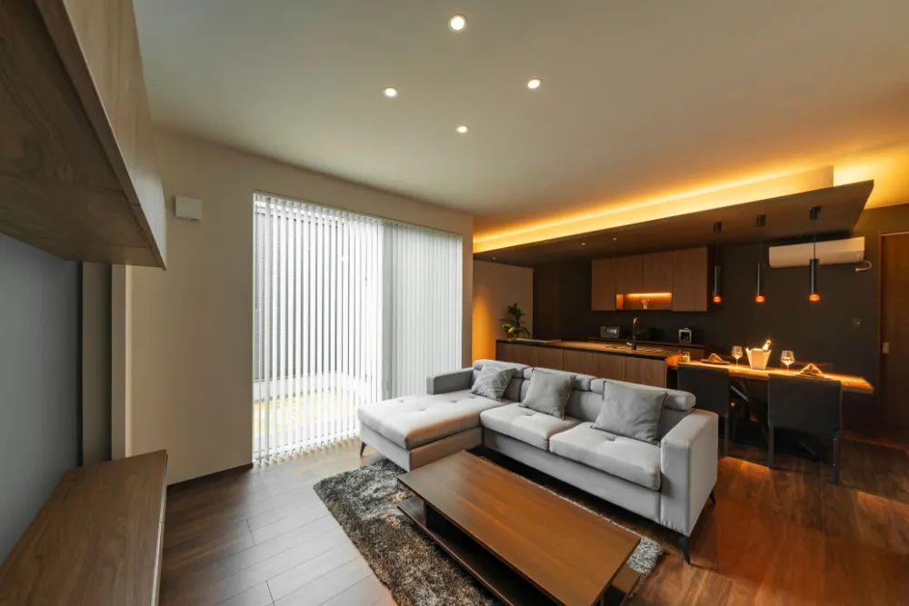 テラスにつながる