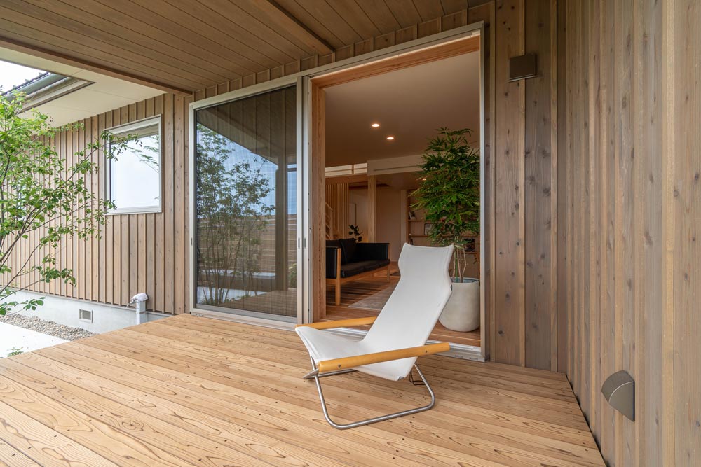 第２のリビングウッドデッキ