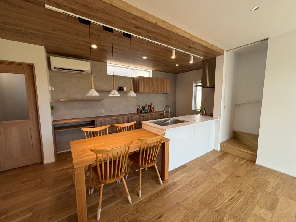 アパートと違って自分たちで考えた家だから、使いやすくて良い