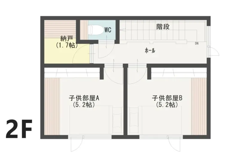 開放的なＬＤＫと「秘密基地」のようなヌック。平屋のように暮らせる住まい（富山市婦中町 ）