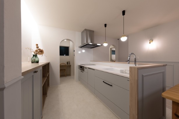 空間の一体感を演出